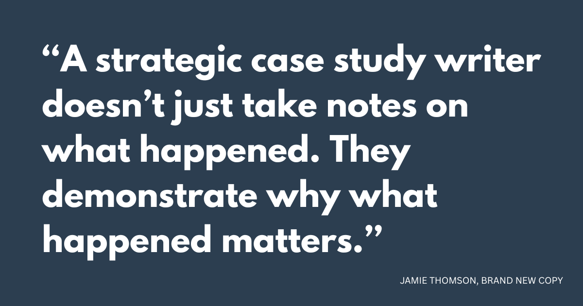 Strategic Case Study Writer